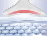 Facial Massager for Face and Neck with LED and Vibration Milky White
