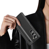 Shockproof Case For Samsung Z Fold 7 with Pen Holder Full Coverage Hinge Protection Black