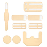 9PCS Reusable Castor Oil Pack Set – Organic Cotton for Neck  Waist & More Beige