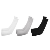 3 Pair 40cm Straight Nylon Spandex Cooling Arm Sleeves without Thumb Holes