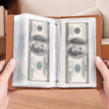 Savings Challenge Book 100 Envelopes with 3 Digit Combination Lock Brown