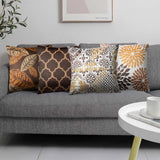 4Pcs Bohemian Cushion Pillowcase Home Sofa Decoration Printed Pillow Covers Style 2