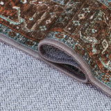 Long Hallway Runner Rug Washable for Kitchen Entrance Floor Use Style 3