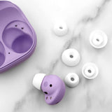 6 Pairs Ear Tips Compatible With Galaxy Buds 2 Pro S/M/L Replacement Soft Earbuds White