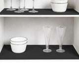 Non-Adhesive Drawer and Shelf Liner for Cabinets Black