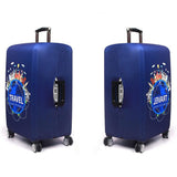 Elastic Protective Luggage Cover Stretchable Travel Suitcase Protector Navy