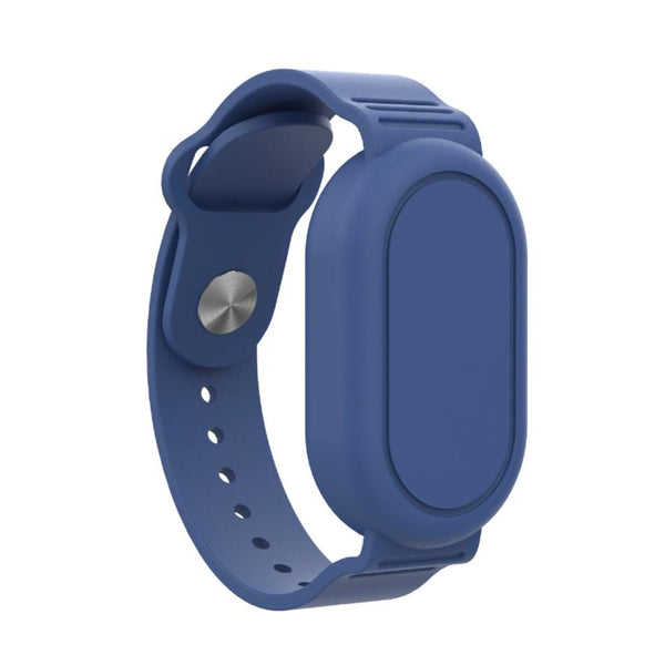 Silicone Bracelet Full Cover for Samsung Galaxy SmartTag 2 Watch  Case with Wristband Blue
