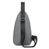 Crossbody Bag Casual Sling Bag Multi-Pocket Chest Bag Grey