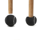 4PCS Walker Tennis Balls Precut Tennis Balls for Walkers for Furniture Legs and Floor Protection Black