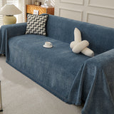 Sofa Towels Couch Throw Cover Blanket Lounge Slipcover Protector Decor Blue