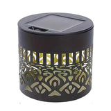 Solar Mandala Projection Wall Light Decorative for Yard Garden Post  Backyard Decor Style 3
