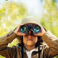 4X30 Binocular for Kids Bird Watching Hiking Outdoor Exploration Christmas Birthday Black