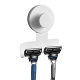 Razor Holder for Shower Heavy-Duty for Razor Towel Loofah Removable White