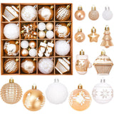 42-Piece Christmas Tree Ornament Set Holiday Hanging Decorations for Home Style 2