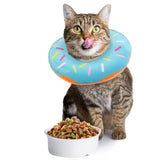 Cat Cone Soft Collar – Adjustable Kitten Recovery Donut Collar Blue