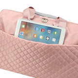 Women Large Travel Duffle Bag Carry-on Overnight Bag Weekend Travel Tote Bag Yoga Gym Bag Pink