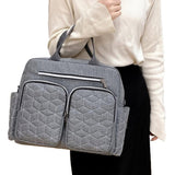 Diaper Bag Tote Baby Changing Bag Baby Bags for Mom Multifunction Travel Diaper Bag for Women Grey