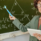 4Pcs Telescopic Teachers Pointer Extendable Hand Pointer Finger Pointer Stick Blue