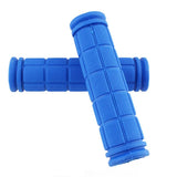 2PCS Bicycle Handlebar Grips – Rubber for MTB & BMX Blue