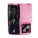 Drawstring Swim Bag Mesh Backpack with Wet Pocket for Swimming  Gym Workout Pink
