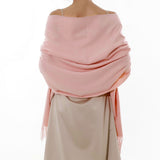 Women's Scarf Shawls and Wraps for Evening Dress Bridesmaid Wedding Bridal Winter Scarves Pink