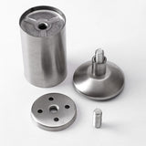 4 PCS Adjustable Furniture Legs Stainless Steel for Kitchen Cabinet Couch Sofa Medium