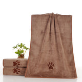 70x140cm Microfiber Dog Towels for Drying Dogs Shower & Bath Supplies Coffee