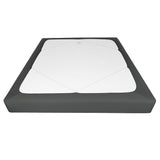 Elastic Box Spring Cover 4 Sides Wrap Around Bed Skirt Gray