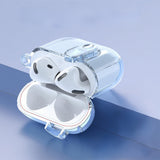 Earphones Case for Apple AirPods 4 – Soft TPU Clear Protective Case Blue