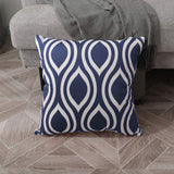 Set of 4Pcs Throw Pillow Cover Geometric Decorative Linen Cushion Pillowcases
