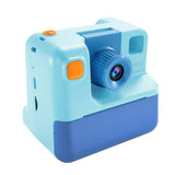 1080P Kids Instant Print Camera Digital Video Cameras with Print Papers and 32GB TF Card Blue