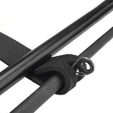 Fishing Rod Straps 10PCS Clips for Casting Spinning Fly Rod Black