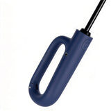 Automatic 10-Rib Folding Umbrella with Carabiner Handle Windproof Blue