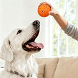 3 Mode Interactive Dog Ball Toy Smart Dog Toy for Medium and Large Dogs Orange