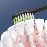 4Pcs Replacement Electric Toothbrush Heads with Dustproof Covers Compatible with Philips HY1100/1200/One Series Black