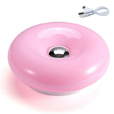Rechargeable Donut Lamp for Table and Wall with Touch Dimmer Pink