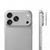 Camera Lens Protector Aluminum Hollow for iPhone 18 Pro Max 18 Pro Silver
