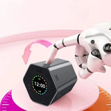 Cube Timer – Visual Rotating Timer with Vibration Adjustable Volume & Custom Countdown Gray