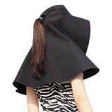 Sun Hats Wide Brim Fishing Hat UV Protection Bucket Hats Black