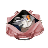 Women Large Travel Duffle Bag Carry-on Overnight Bag Weekend Travel Tote Bag Yoga Gym Bag Pink