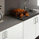 2PCS 12mm Square Stainless Steel Kitchen Cabinet and Door Handle Silver