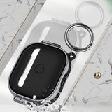 Shockproof Armor Protective Case for AirPods 4th Generation Durable TPU and PC Case Black