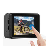 8K 30FPS Action Camera with Waterproof Case Dual Screens and EIS Stabilization