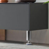4 PCS Adjustable Furniture Legs Stainless Steel for Kitchen Cabinet Couch Sofa Medium