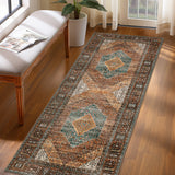 Long Hallway Runner Rug Washable for Kitchen Entrance Floor Use Style 3