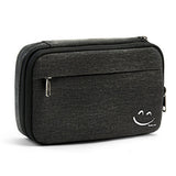 Portable Cord Organizer Travel Electronic Organizer Case for USB Cable Chargers Black