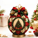 Christmas Patchwork Ball DIY Craft Kit for Adults Ornaments Style 3