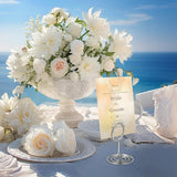 30Pcs Set Table Number Holders Place Card Name Menu Clips Table Sign Holders for Wedding Party Silver