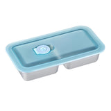 4Pcs Set Grab and Go Snack Containers Food Container for Lunch Snacks Dips Condiments-Double-Compartment