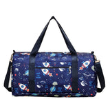 Kids Travel Duffle Bag Water Resistant Carry On Weekender Bag with Wet Pocket for Gym Sport Dance Style 4